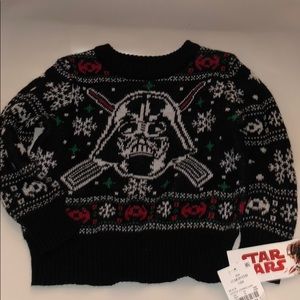 NEW Star Wars Baby Christmas Sweater 12m